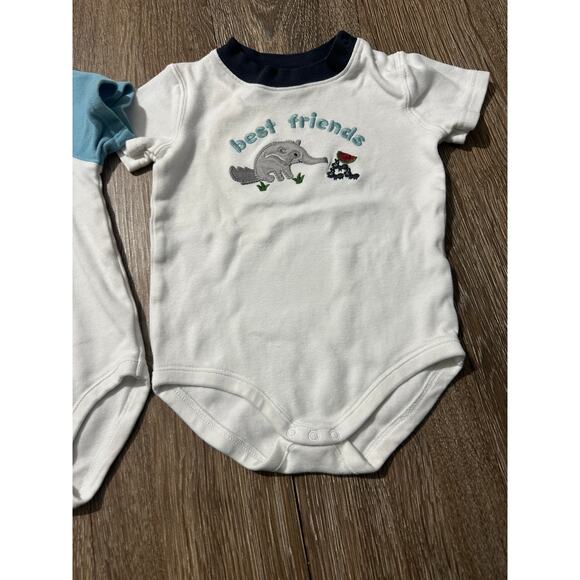 Gymboree Anteater Pals 3-Pack Bodysuits – Size 12–18 Months - Picture 6 of 7